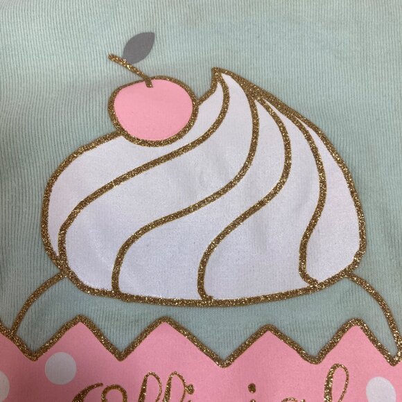 Carter's Just one You T-shirt Girls 18M 18 Months Mint Green Official Cupcake - Picture 5 of 5